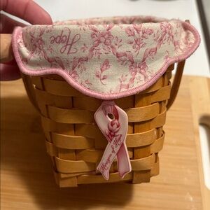 Longaberger 2002 Classic Horizon of Hope Basket